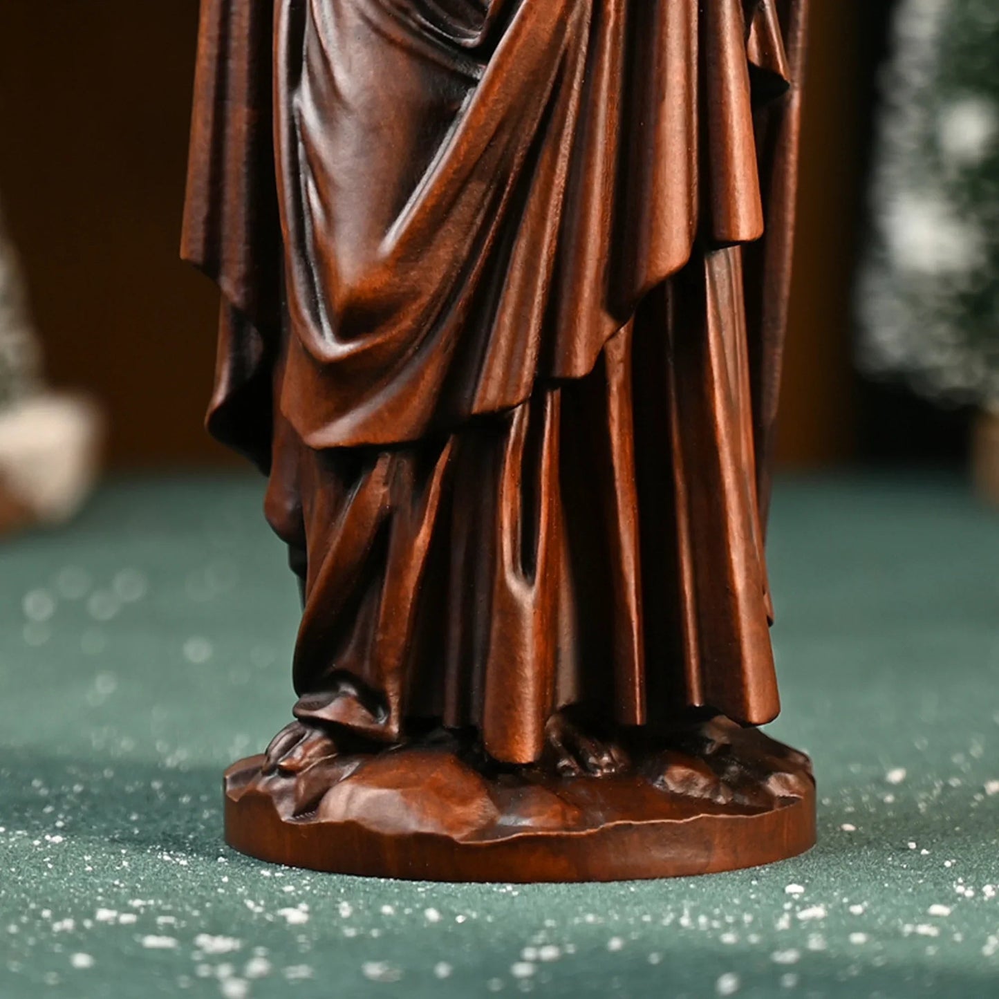 The St. Joseph statue standing, full figure